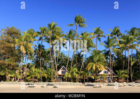 Myanmar (Birmanie), l'État de Rakhine, plage de Ngapali Banque D'Images