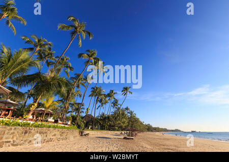 Myanmar (Birmanie), l'État de Rakhine, plage de Ngapali Banque D'Images