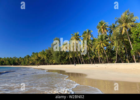 Myanmar (Birmanie), l'État de Rakhine, plage de Ngapali Banque D'Images