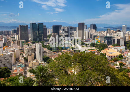 Skyline Centro, Rio de Janeiro, Brésil Banque D'Images