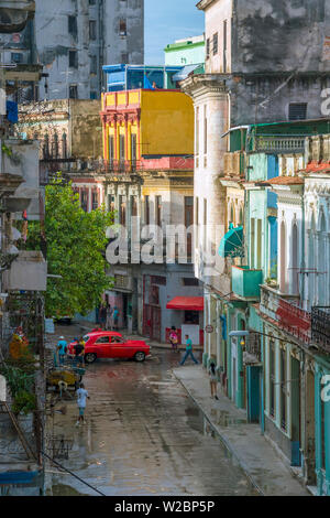 Cuba, La Havane, Centro Habana Banque D'Images