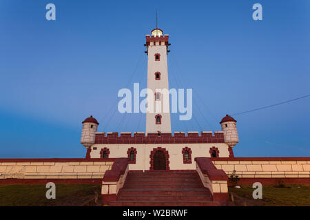 Le Chili, La Serena, Faro, phare monumental Banque D'Images