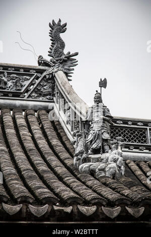 Temple du dieu de la ville, Vieille Ville, Shanghai, Chine Banque D'Images