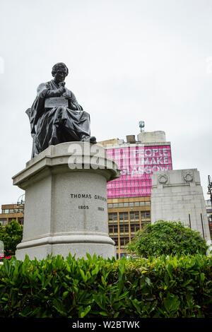 Thomas Graham statue sur George Square Banque D'Images