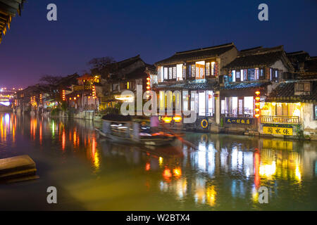 Xitang, Province de Zhejiang, Nr Shanghai, Chine Banque D'Images