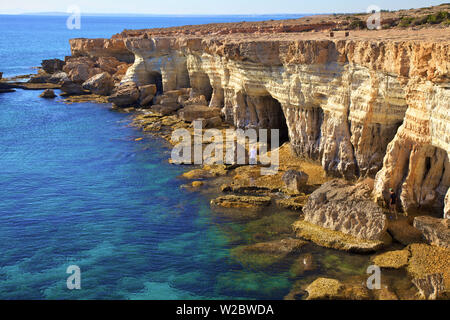 Cape Greco, Ayia Napa, Chypre, Méditerranée orientale Banque D'Images