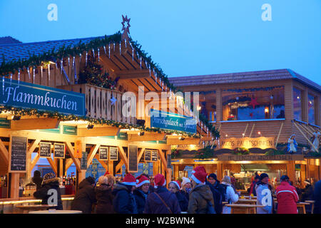 Marché de Noël, le château de Charlottenburg, Berlin, Allemagne, Europe. Banque D'Images