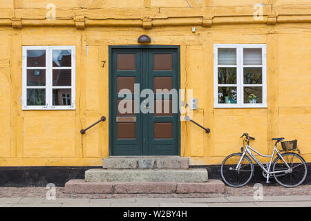 Le Danemark, la Nouvelle-Zélande, Soro, maisons traditionnelles danoises, Sogade street Banque D'Images