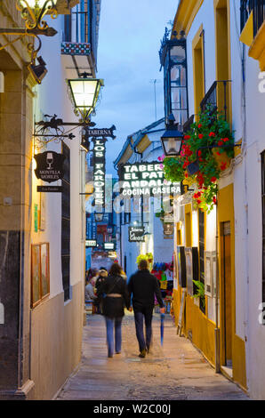 Espagne, Andalousie, province de Cordoba, Cordoue, dans les ruelles Banque D'Images