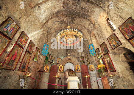 Église Saint Georges (6ème siècle), Abaata citadelle, Gagra, Abkhazie, Géorgie Banque D'Images