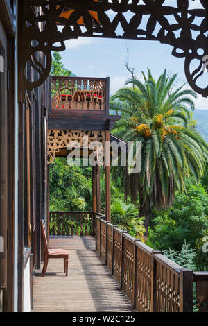 Gagripsh Vintage restaurant, Gagra, Abkhazie, Géorgie Banque D'Images