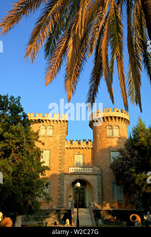 Musée historique et folklorique situé dans Bellenis Château, Leros, Dodécanèse, îles grecques, Grèce, Europe Banque D'Images