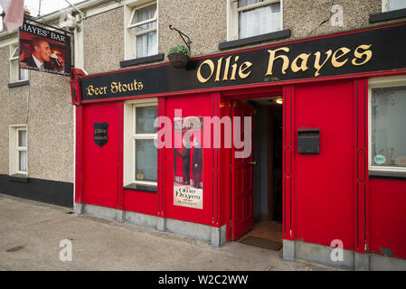 L'Irlande, dans le comté d'Offaly, Moneygall, Hayes' Bar et pub, site d'entre nous la visite du Président Barack Obama, extérieur Banque D'Images