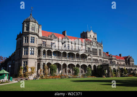 L'Inde, l'Himachal Pradesh, Shimla, Hil Obervatory, l'ancien Viceregal Lodge - autrefois la résidence du vice-roi de l'Inde britannique, maintenant l'Institut d'études avancées Banque D'Images