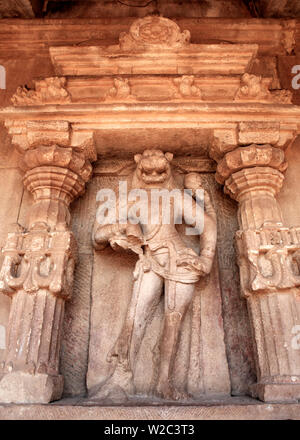 Temple Hindou, Aihole, Karnataka, Inde Banque D'Images