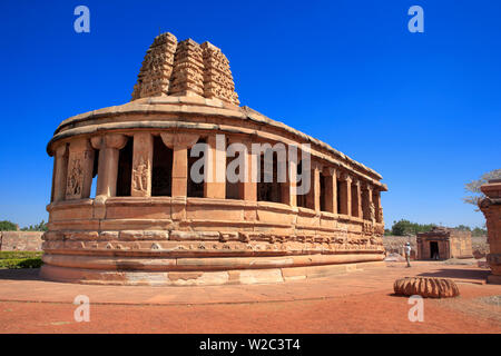 Temple de Durga, Aihole, Karnataka, Inde Banque D'Images