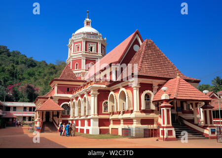 Shanta Durga Temple (18e siècle), Kavalem, Ponda, Goa, Inde Banque D'Images