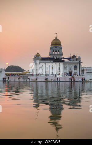L'Inde, Delhi, New Delhi, le Gurdwara Bangla Sahib, temple Sikh Banque D'Images