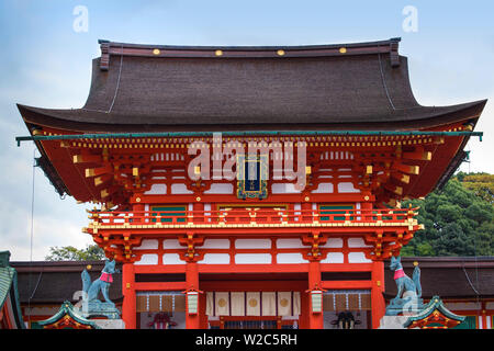 Le Japon, Kyoto, Fushimi Inari Shrine Banque D'Images