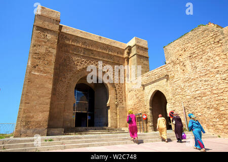 Bab Oudaia, Oudaia Kasbah, Rabat, Maroc, Afrique du Nord Banque D'Images