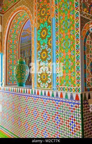 Détails de l'intérieur de l'Hôtel Continental, Tanger, Maroc, Afrique du Nord Banque D'Images