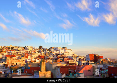La Kasbah au lever du soleil, Tanger, Maroc, Afrique du Nord Banque D'Images