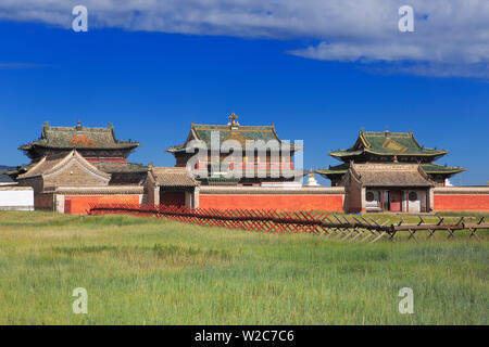 Erdene Zuu monastère bouddhiste, Kharkhorin, Province Övörkhangaï, Mongolie Banque D'Images