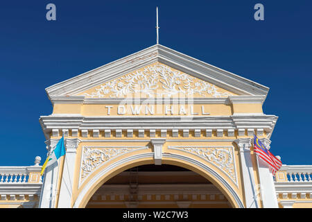 La Malaisie, Penang, Georgetown, hôtel de ville Banque D'Images