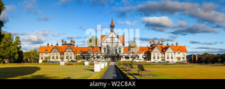 Anciens Thermes, Musée d'art et d'histoire, Rotorua, île du Nord, Nouvelle-Zélande Banque D'Images