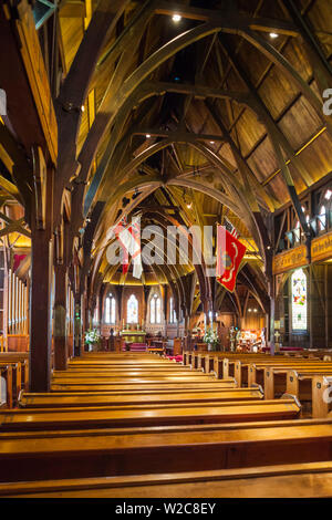 Nouvelle Zélande, île du Nord, Wellington, ancienne cathédrale Saint Paul, de l'intérieur Banque D'Images