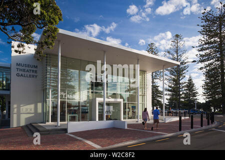 Nouvelle Zélande, île du Nord, Hawkes Bay, Napier, MTG Hawke's Bay, un musée, un théâtre et une galerie extérieure de bâtiment, Banque D'Images