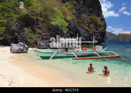 Philippines, Palawan, El Nido, Matinloc Island (MR) Banque D'Images