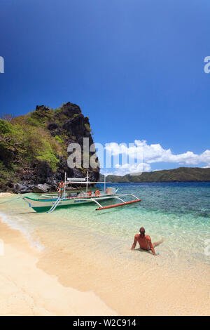 Philippines, Palawan, El Nido, Matinloc Island (MR) Banque D'Images