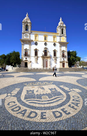 Igreja do Carmo, Faro, Algarve de l'Est, Algarve, Portugal, Europe Banque D'Images