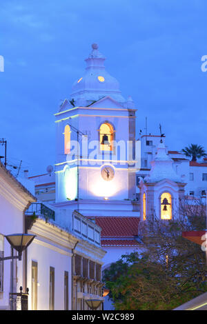 Église de Santo Antonio, Lagos, dans l'ouest de l'Algarve, Algarve, Portugal, Europe Banque D'Images