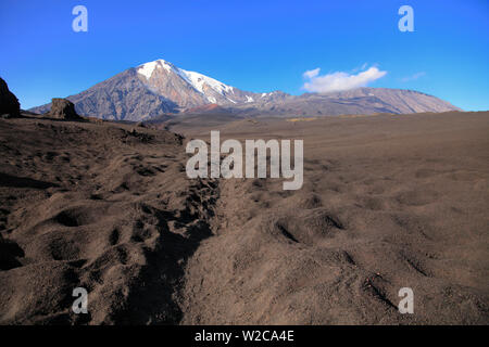 Volcan Tolbachik, péninsule du Kamchatka, Russie Banque D'Images