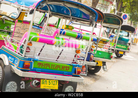 Tuk-Tuks, Bangkok, Thaïlande Banque D'Images