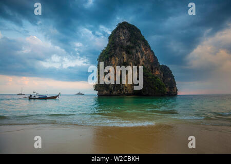 Phra Nang Beach, péninsule de Railay, province de Krabi, Thaïlande Banque D'Images