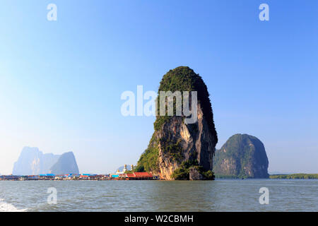 La Thaïlande, la province de Krabi, Ao Phang-Nga (la baie de Phang-Nga) Banque D'Images