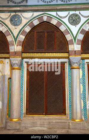 Cour de la Reine Mère, Harem de Topkapi, Palais de Topkapi, Istanbul, Turquie Banque D'Images