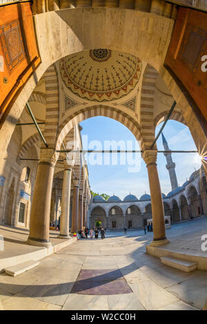 La Turquie, Istanbul, Mosquée de Suleymaniye Camii Suleymaniye () Banque D'Images