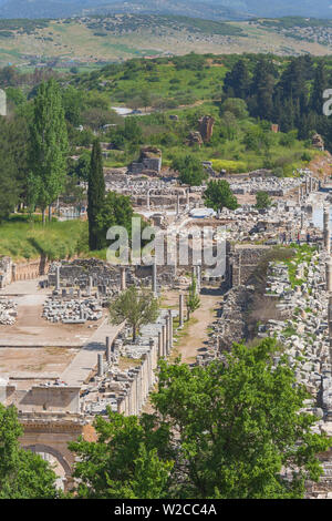 Ruines de l'ancienne Ephèse, Selcuk, Izmir, Turquie Province Banque D'Images