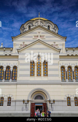 L'Ukraine, Crimée, Sébastopol, Khersoness, la cathédrale Saint-Vladimir Banque D'Images