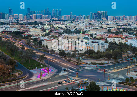 Emirats arabes unis, Abu Dhabi, vue sur la ville Banque D'Images