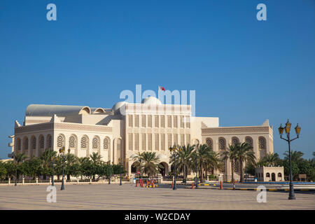 Bahreïn, Manama, à la Bibliothèque Al Fateh Mosque - La Grande Mosquée Banque D'Images