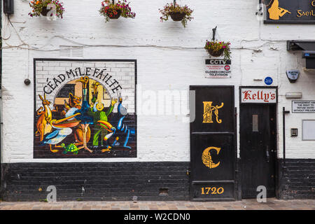 Royaume-uni, Irlande du Nord, Belfast, Kelly's pub Banque D'Images