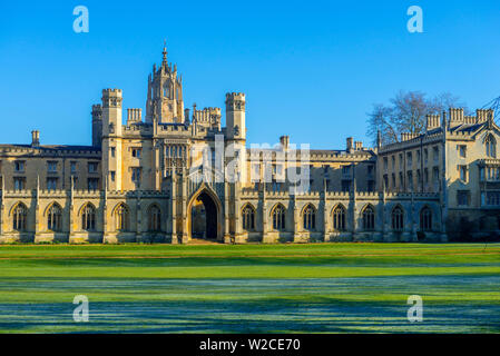 Royaume-uni, Angleterre, Cambridge, Université de Cambridge, St John's College Banque D'Images