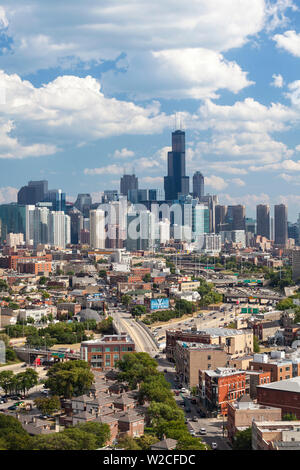 États-unis, Illinois, Chicago, Ville Banque D'Images