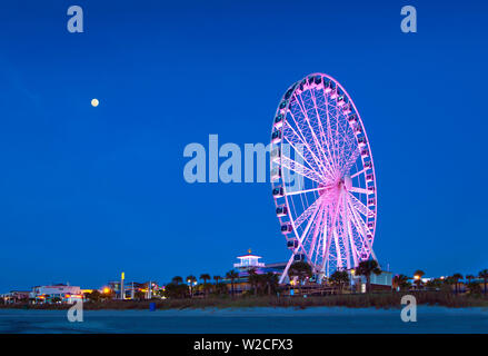 Myrtle Beach, Grand Strand, roue du ciel, Caroline du Sud Banque D'Images