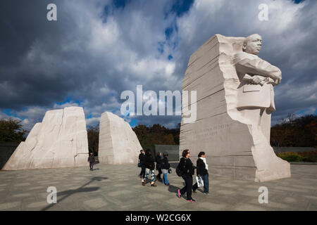 USA, Washington DC, Martin Luther King Monument Banque D'Images